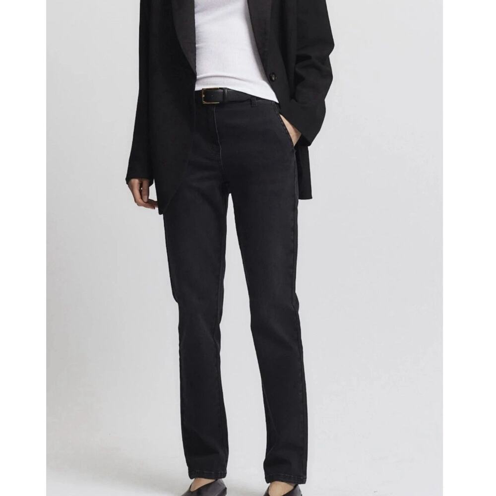 NWT SAINT ART Kiana Straight Leg Denim Pant Benatar Wash Sz 31 Luxury Denim